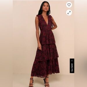 Lulus Sleeveless Maxi Dress